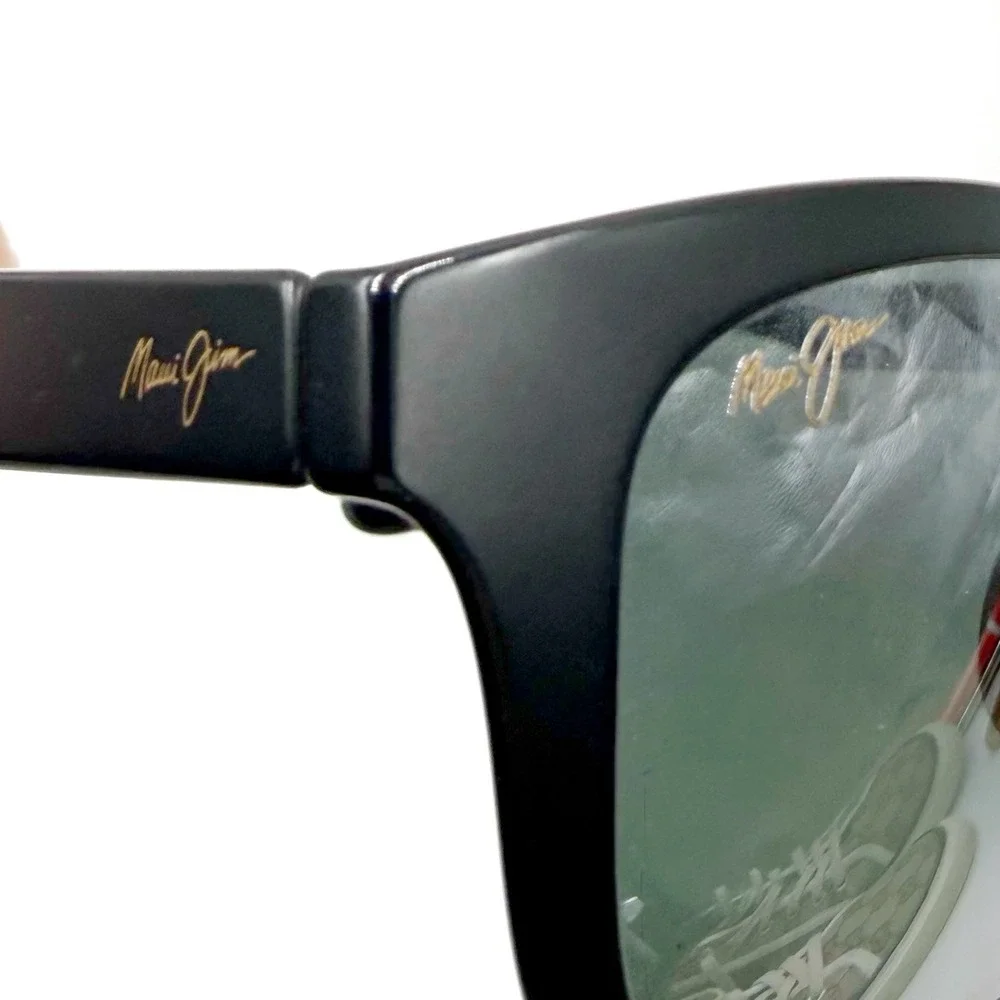 Maui Jim Hana Bay Sunglasses MJ 434-2M Matte Black Polarized Made in Japan